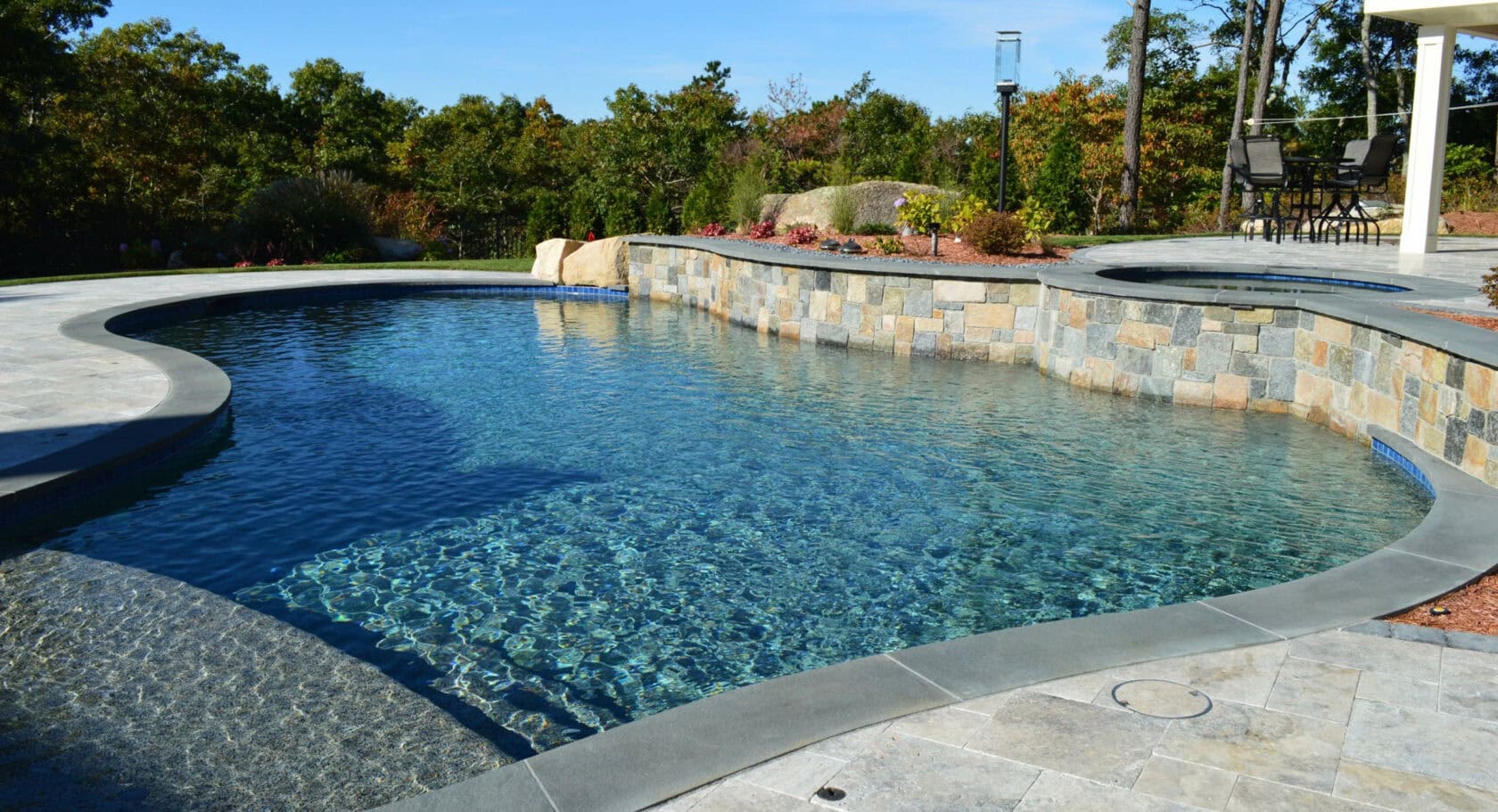 Backyard pool.