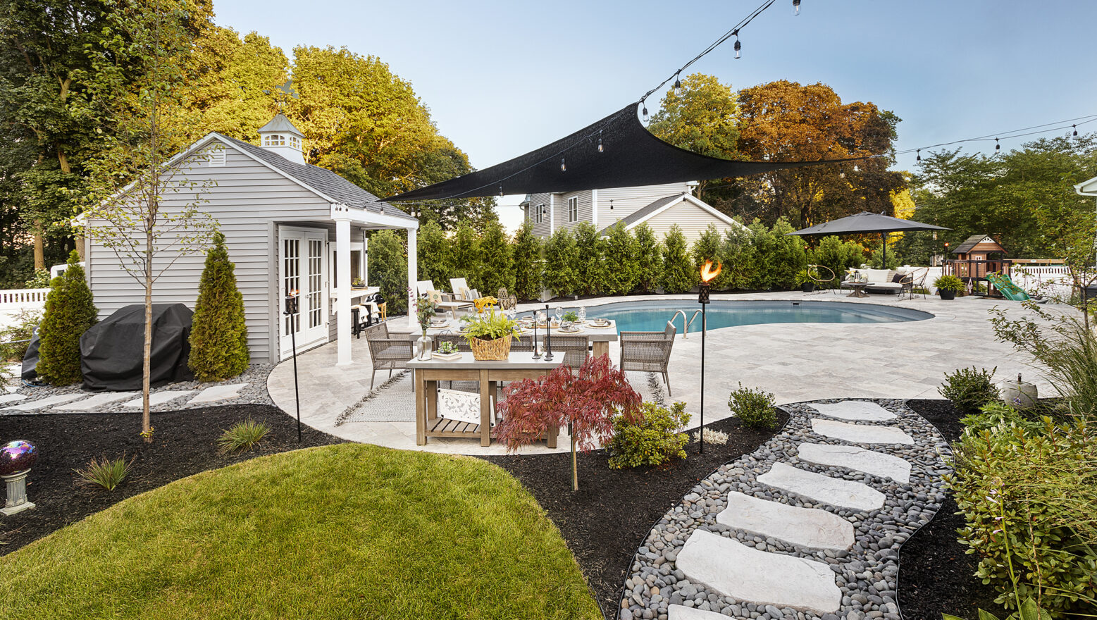 Residential Landscape Design & Build Project in Shrewsbury, Massachusetts