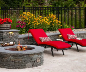 Hardscaping project in Sterling MA.
