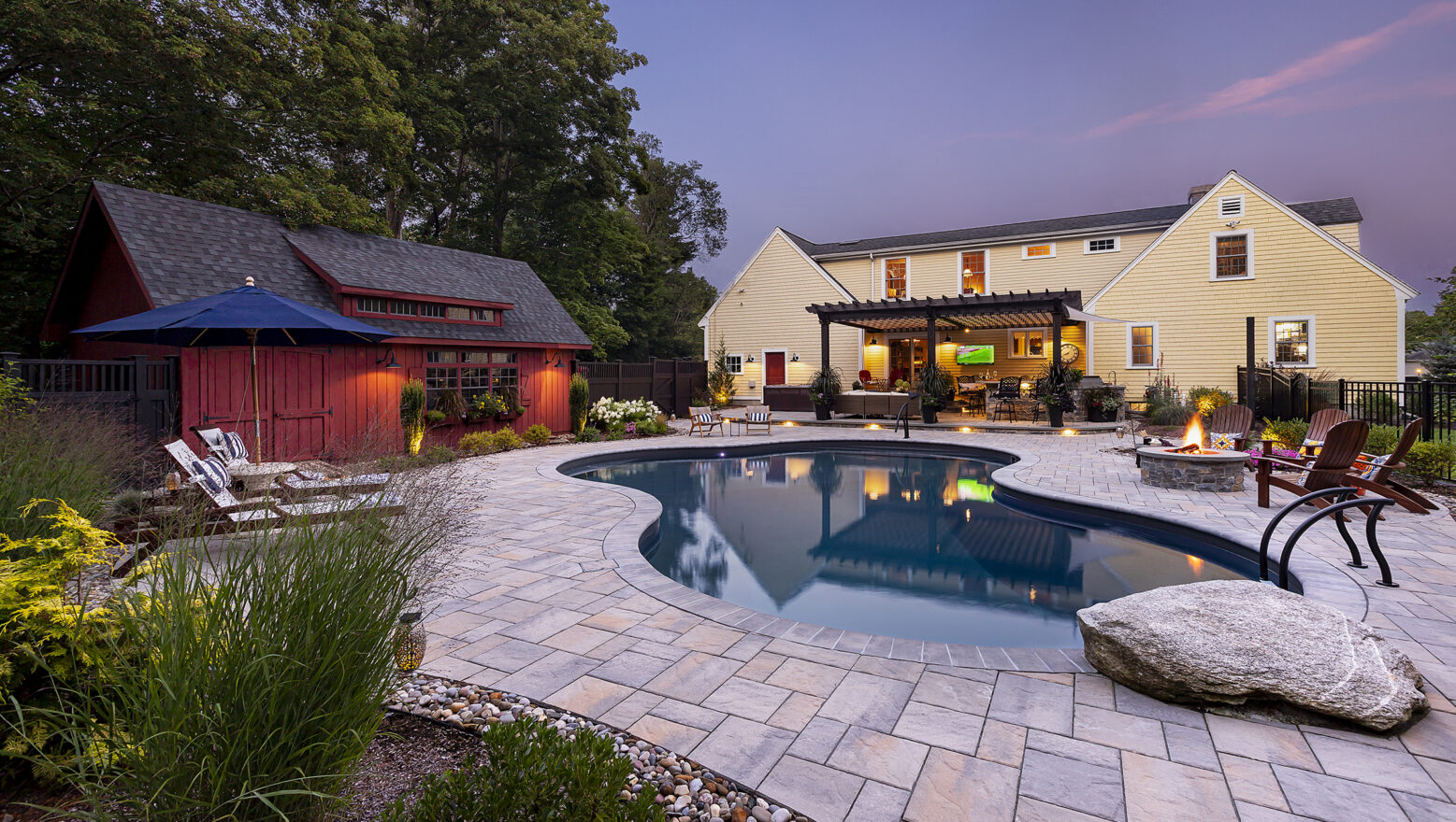 Residential Landscape Design & Build Project in Stow Massachusetts