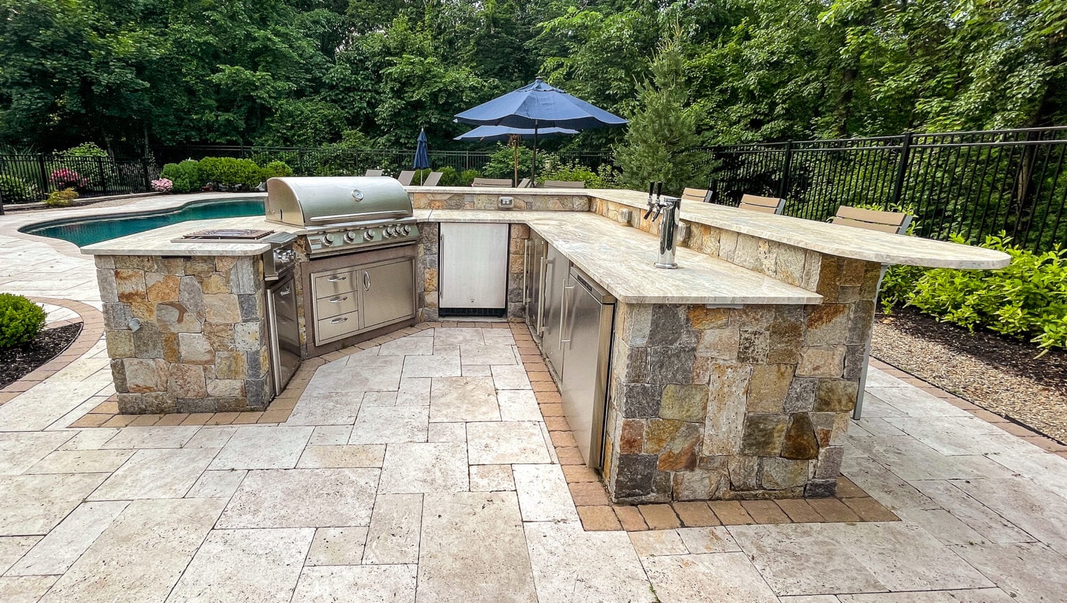 Dex by Terra Outdoor Kitchen in Lexington MA