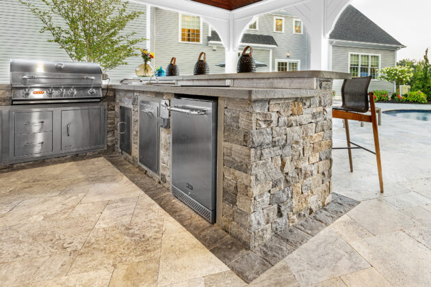 Outdoor Kitchen Project in Norfolk MA