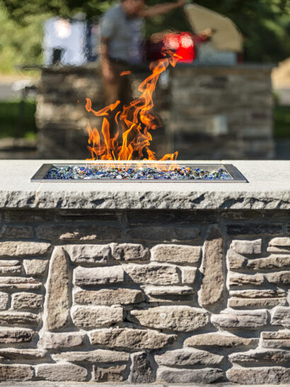 Commercial Site & Construction - Fire Pit at Hollis Commons in Concord, MA